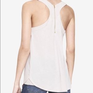 Express Racerback Zip Tank Top